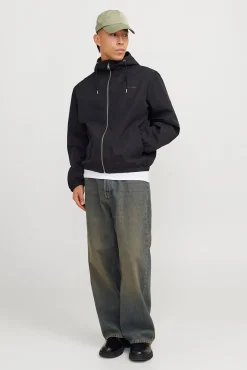 Jack & Jones Casacos-Casaco de meia estação preto