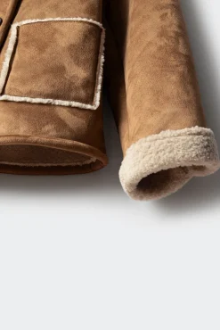 Springfield Kids Sobretudo|Casacos-Casaco dupla face para menina cru