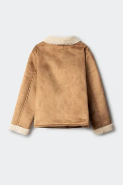 Springfield Kids Sobretudo|Casacos-Casaco dupla face para menina cru