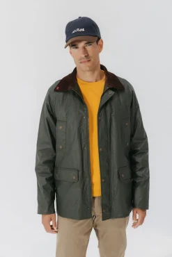 elPulpo Casacos-Casaco encerada Heritage Verde