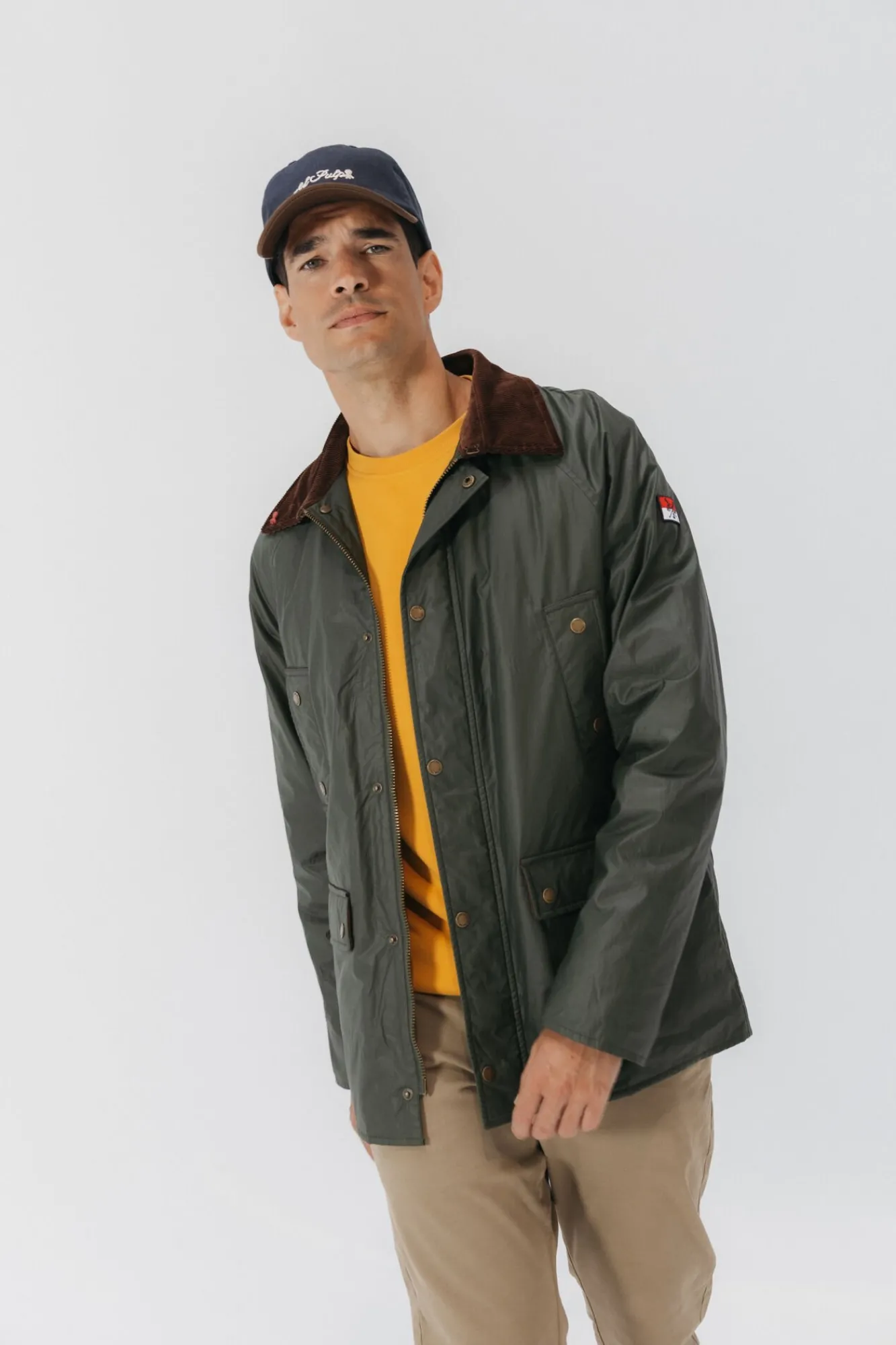 elPulpo Casacos-Casaco encerada Heritage Verde