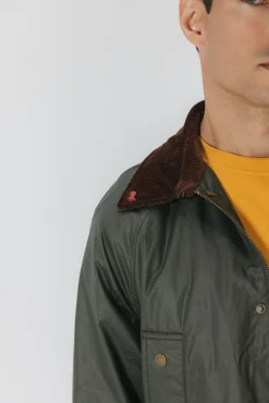 elPulpo Casacos-Casaco encerada Heritage Verde