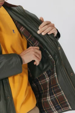 elPulpo Casacos-Casaco encerada Heritage Verde