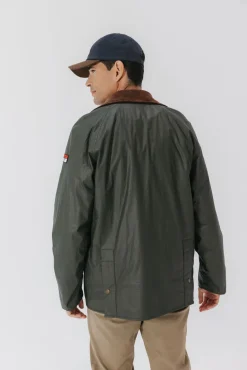 elPulpo Casacos-Casaco encerada Heritage Verde