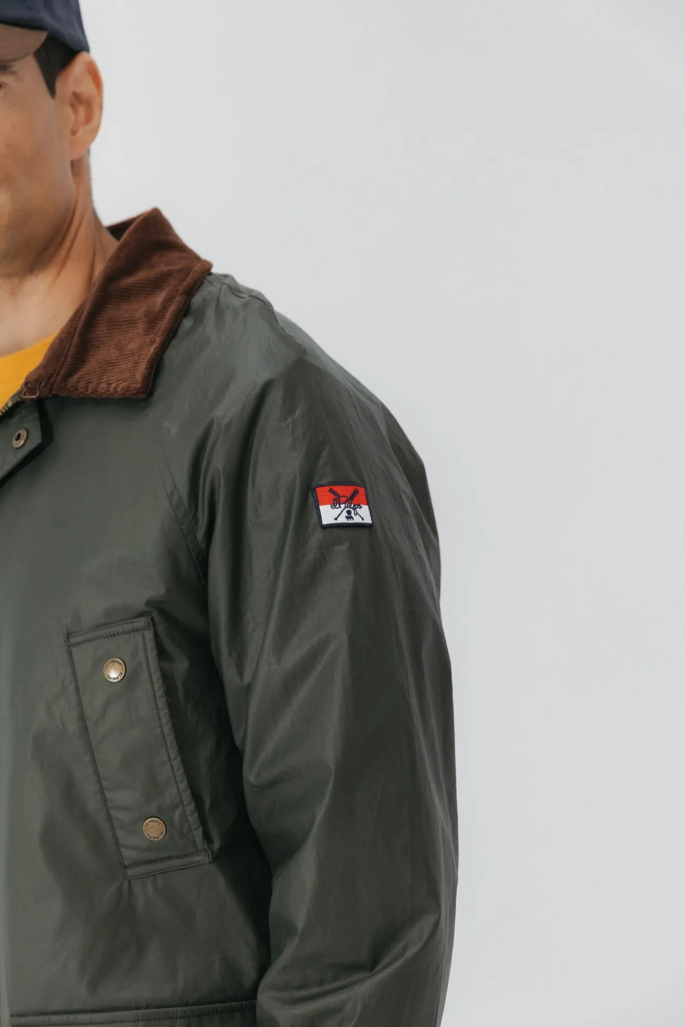 elPulpo Casacos-Casaco encerada Heritage Verde