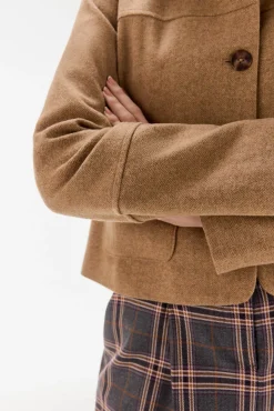 TFP by Tamara Falcó Sobretudos-Casaco espiga Beige