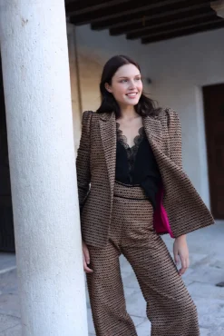 Panambi Blazers|Sobretudos-Casaco Estrada Castanho