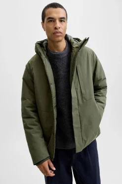 Jack & Jones Casacos-Casaco impermeável verde