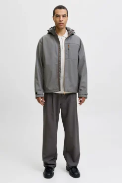 Jack & Jones Casacos-Casaco impermeável casual cinzento