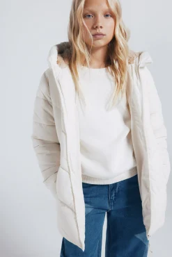 Springfield Kids Sobretudo-Casaco longo de Sobretudo para meninas cru