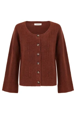 Slowlove Sobretudos-Casaco malha Castanho