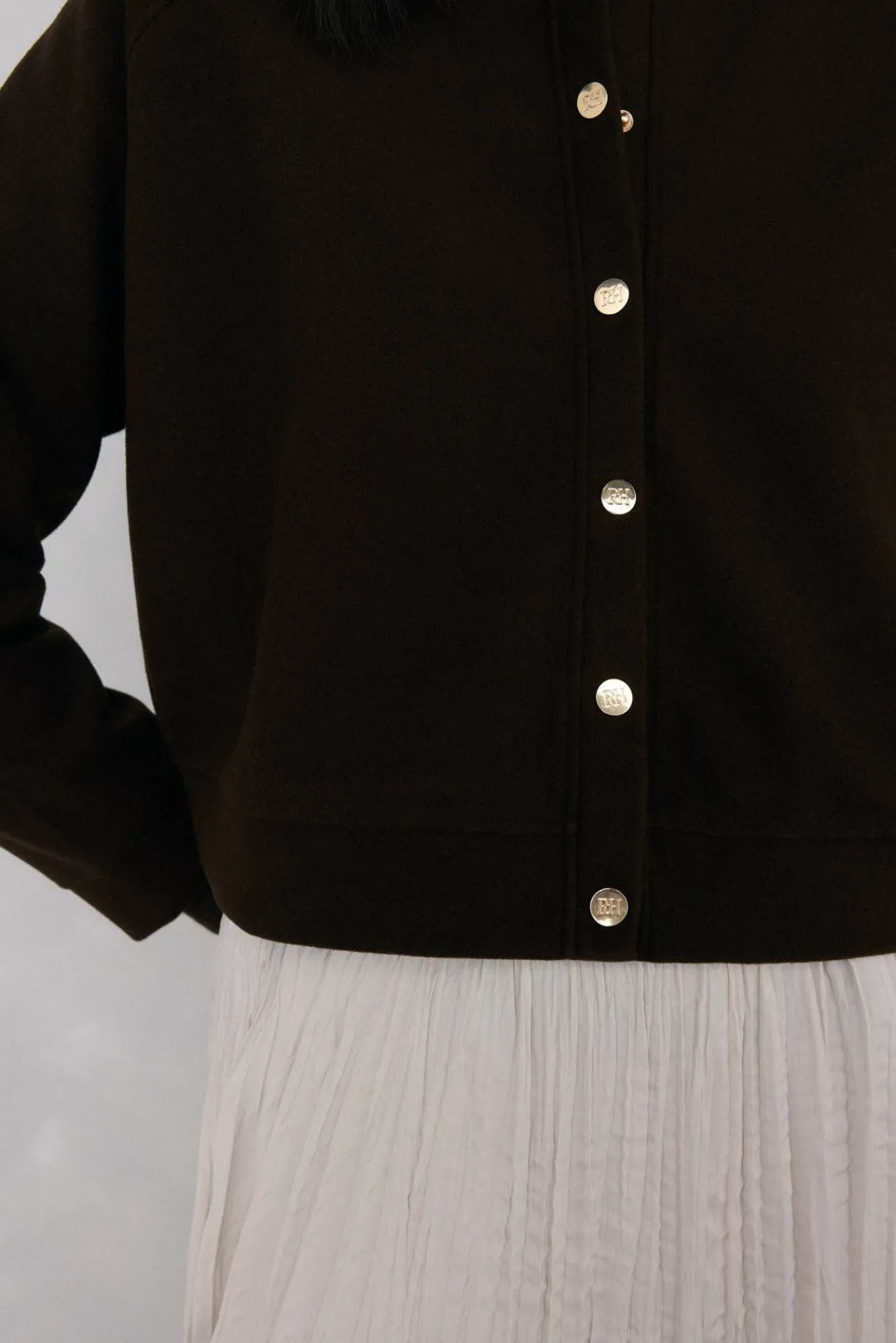 Pedro del Hierro Sobretudos-Casaco manga comprida Marrom