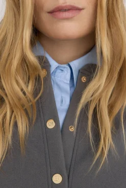 Pedro del Hierro Sobretudos-Casaco manga comprida Cizento