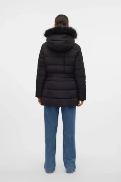 Vero Moda Sobretudos|Casacos-Casaco midi sobretudo Preto