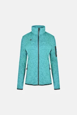 Izas Sobretudos-Casaco polar de malha azul