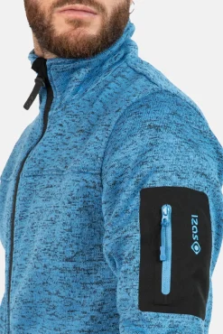 Izas Casacos-Casaco polar de malha azul