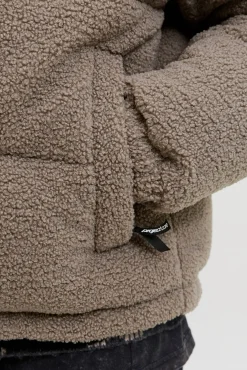 Jack & Jones Casacos-Casaco puffer Teddy cru