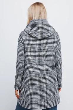 Springfield Casacos-Casaco Sobretudo com botões e capuz cinzento