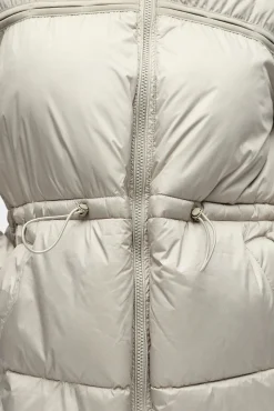 Object Sobretudos|Casacos-Casaco sobretudo com capuz Tostado