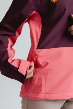 Izas Sobretudos-Casaco Softshell Corta-vento Acacia W vermelho