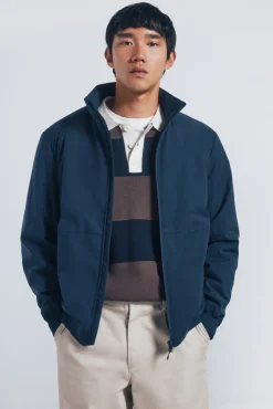 Springfield Casacos-Casaco técnica acolchoada azul