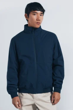 Springfield Casacos-Casaco técnica acolchoada azul