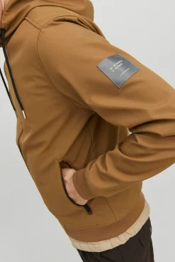 Jack & Jones Casacos-Casaco técnica com capuz cru