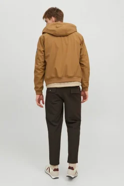 Jack & Jones Casacos-Casaco técnica com capuz cru