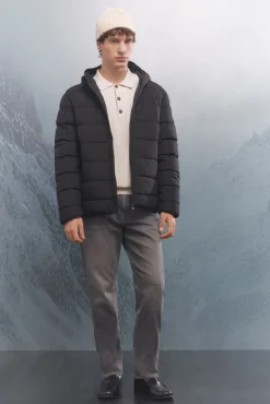 Springfield Casacos-Casaco térmica acolchoada preto