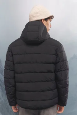 Springfield Casacos-Casaco térmica acolchoada preto