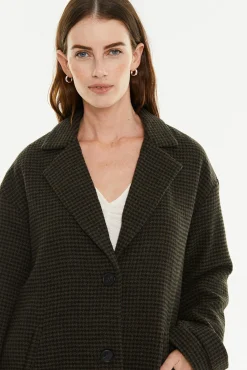 System Action Casacos-Casaco xadrez verde