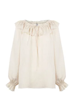 Hoss Intropia Blusas-Cassandra. Blusa romântica Ecru