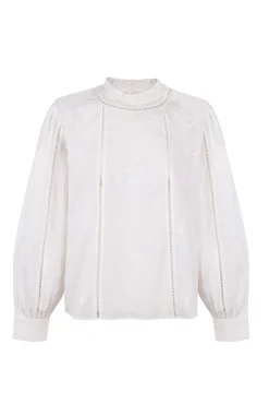 Hoss Intropia Blusas-Cassia. Blusa romântica Ecru