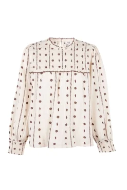 Hoss Intropia Blusas-Catalina. Blusa com cintado = entallado Branco