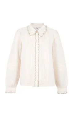 Hoss Intropia Blusas-Catalina. Blusa romântica Ecru