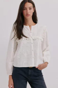 Hoss Intropia Blusas-Celia. Blusa romântica Ecru