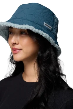 Columbia Gorrás-Chapéu Bucket Reversível Acolchoado Winter Pass™ II Sherpa Forro polar Unissex azul
