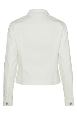 Vero Moda Sobretudos-Chaqueta vaquera Branco