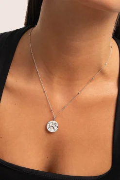 Singularu Joalharia E Bijuteria-Charm Footprint cinzento