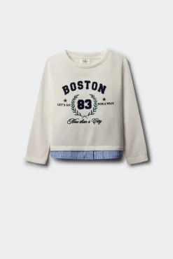 Springfield Kids Malhas|Sweatshirts-Chenille, garota de Nova York. vison