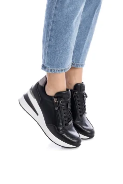 XTI Saltos|Sneakers-Chinelo feminino Preto