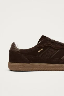 Alohas Sneakers-Chinelos de couro Tb.490 Rife Castanho