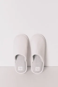 Women'secret Maternidade|Sneakers-Chinelos de quarto cinza fechado 