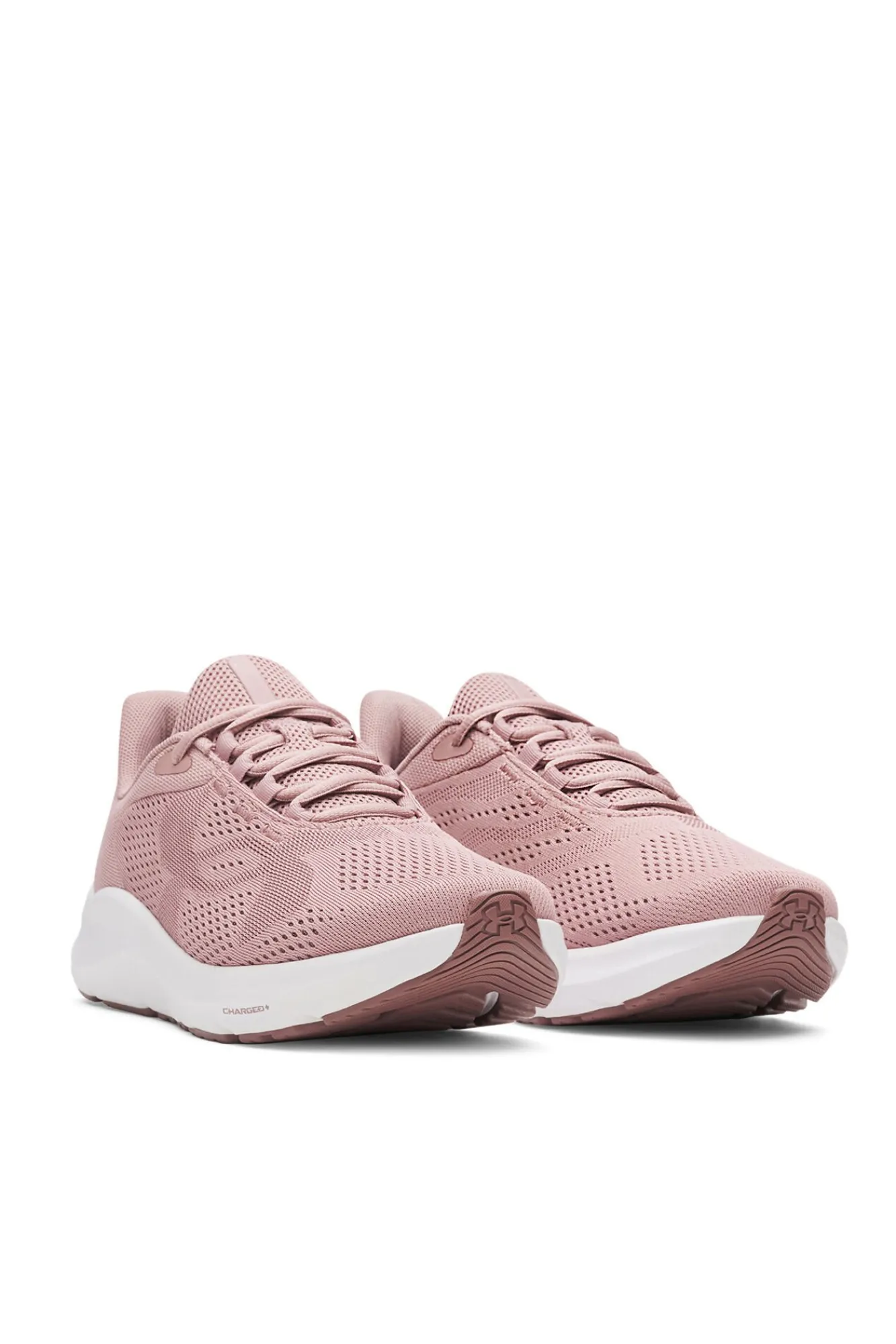 Under Armour Sneakers-Chinelos de quarto de corrida femininos rosa