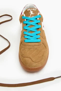 Williot Sneakers-Chinelos de quarto de quadra Tostado