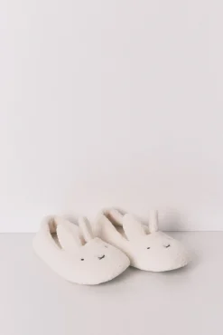 Women'secret Sabrinas-Chinelos de quarto de sabrinas em borrego Miffy bege