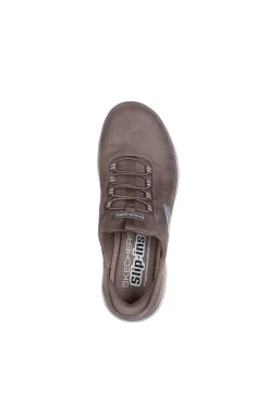 Skechers Sneakers|Calçado De Couro-Chinelos de quarto Summits Castanho