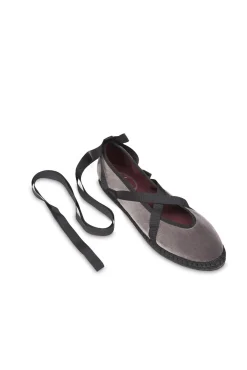 Flabelus Sabrinas|Rasos-Chinelos de veludo Cinzento