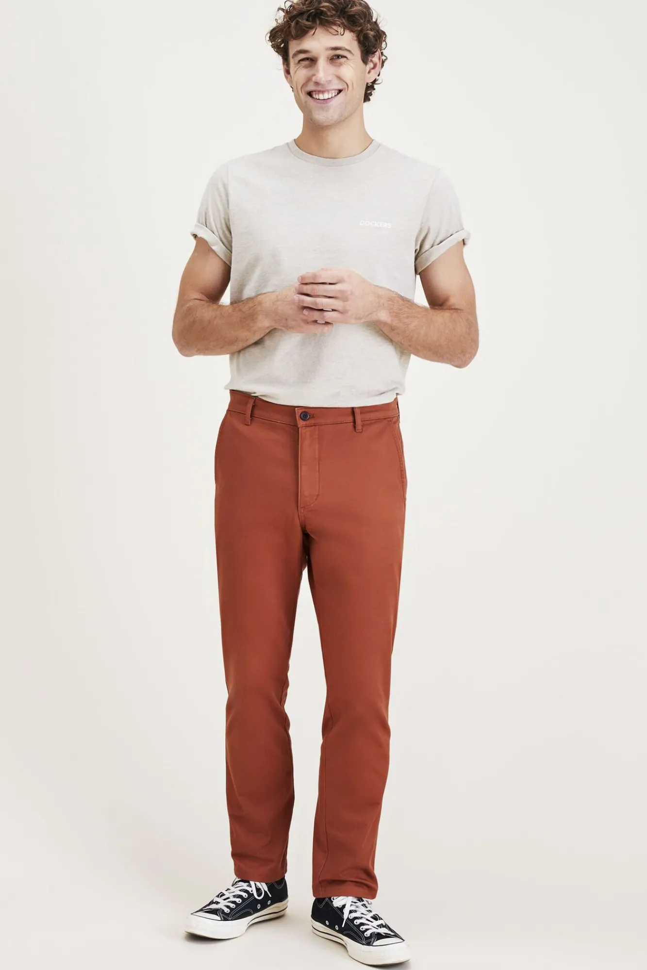 Dockers Calças|Chinos-Chinos corte skinny original Laranja