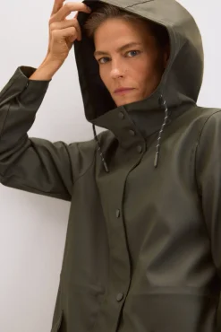 Vero Moda Sobretudos|Casacos-Chubasquero curto Verde